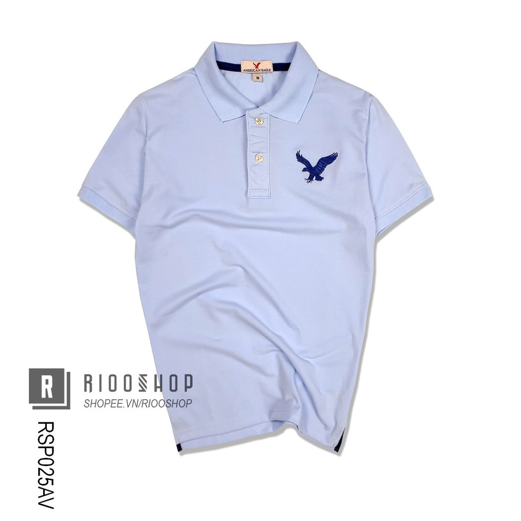 Áo thun polo cá sấu ngắn tay Eagle đơn giản RSP025 có size lớn big size xxl Riooshop | BigBuy360 - bigbuy360.vn