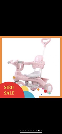 XE ĐẨY 3 BÁNH CHO BÉ YÊU
