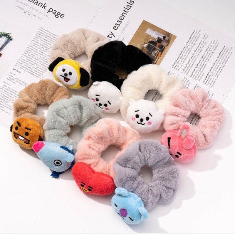 1 Dây Buộc Tóc Kpop Bts Bt21 Dễ Thương Dành Cho Nữ Và Nam