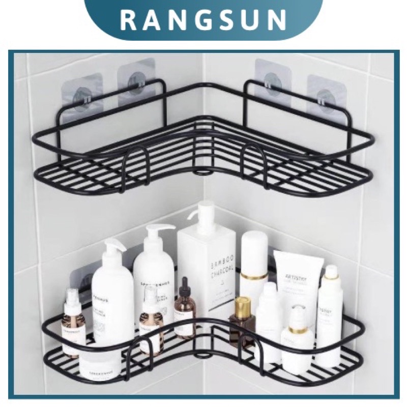 Kệ Góc Nhà Tắm Dán ,Tường Kệ Góc Để Đồ Phòng Tắm Dán Tường Giá Treo Nhà Bếp Thép Sơn Tĩnh Điện