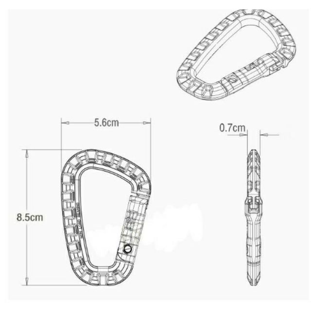 ( RẺ- ĐẸP) MÓC KHOÁ NHỰA ABS- TREO TĨNH 90KG- CHẮC CHẮN. | BigBuy360 - bigbuy360.vn