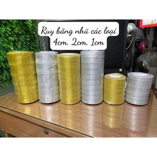 ruy băng kim tuyến 2 cm