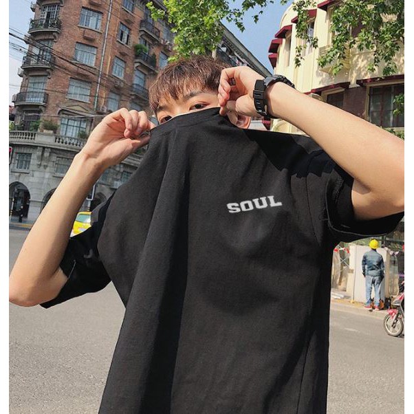 ÁO THUN, ÁO PHÔNG TAY LỠ UNISEX FORM RỘNG OVERSIZE ANIME SOUL M876