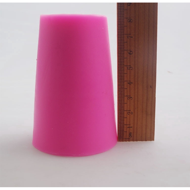 3D Christmas Tree Candle Trumpet Silicone Soap Mold Fondant Cake Baking Tool