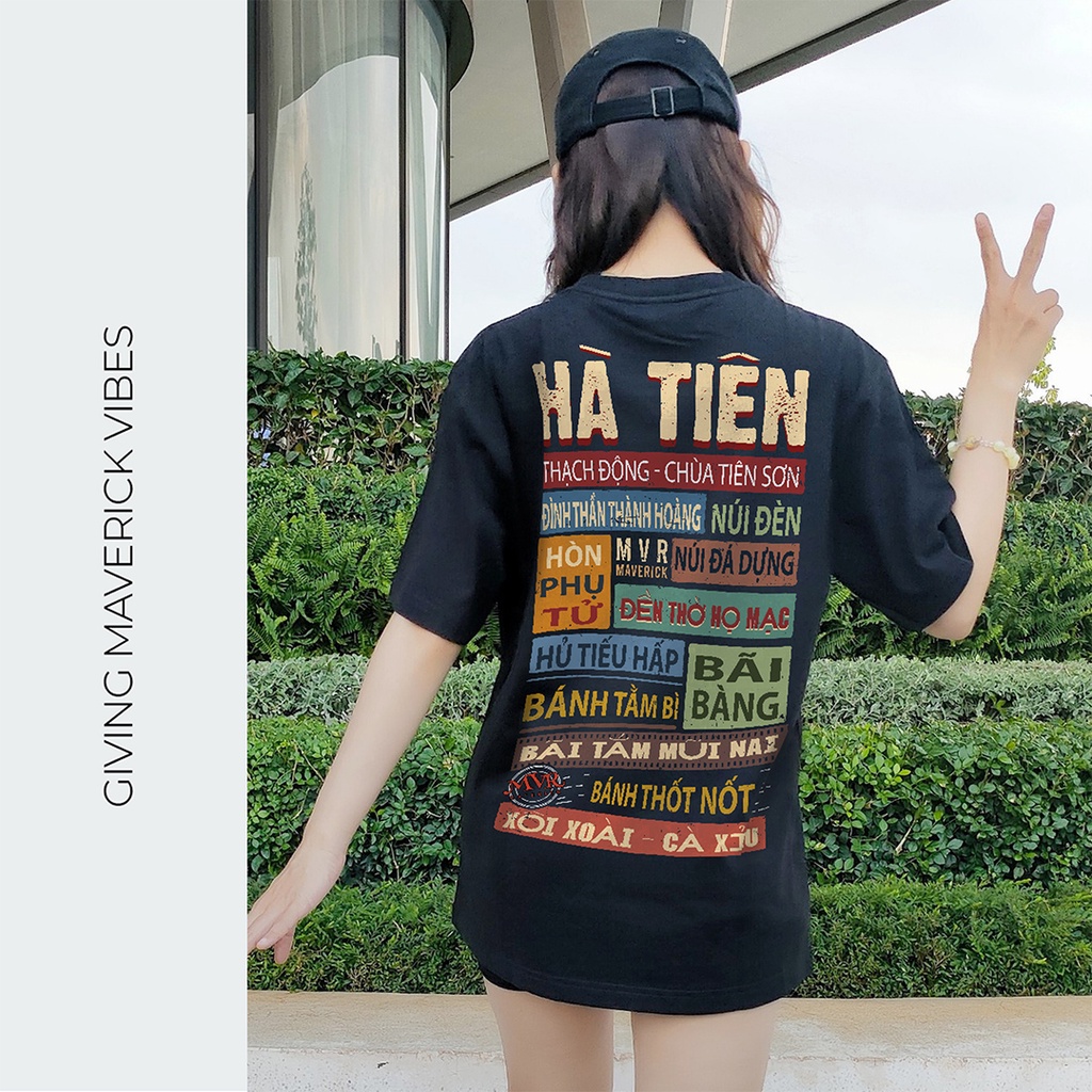 Áo thun Hà Tiên Rạch Giá Miền Tây phông cặp unisex cotton quà tặng kỉ niệm 63 tỉnh thành Việt Nam fact UNDER MVR BB425