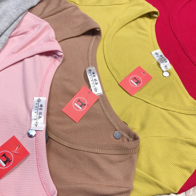 Áo Thun Body Dài Tay Korea Nữ, Áo Tăm Nữ Cổ Tròn Chất Cotton | BigBuy360 - bigbuy360.vn