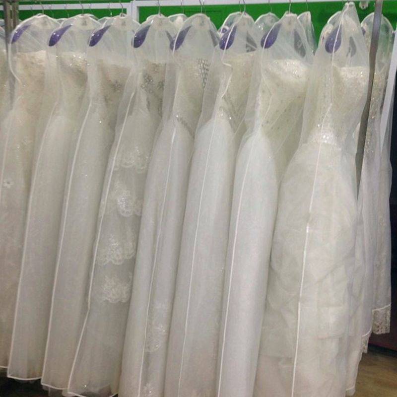 Áo Choàng Cưới Dáng Chữ A Bán Trong Suốt Chống Bụi 160cm