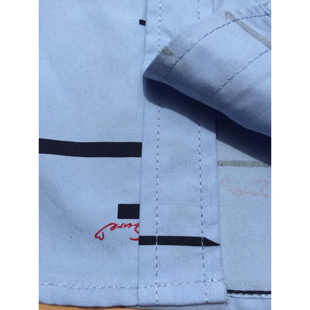 Áo sơ mi trẻ em, sơ mi bé trai tay ngắn, chất cotton 100% phong cách Hàn Quốc, mềm mịn, thoáng mát, năng động