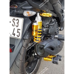 Chống đổ bô Rizoma cho NVX 125/155 VÀNG ĐỎ ĐEN - gù chống ngã pô NVX 125 155 CNC