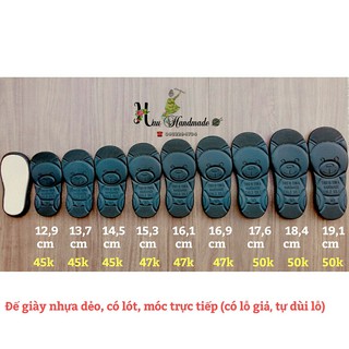 Đế giày gấu cho bé