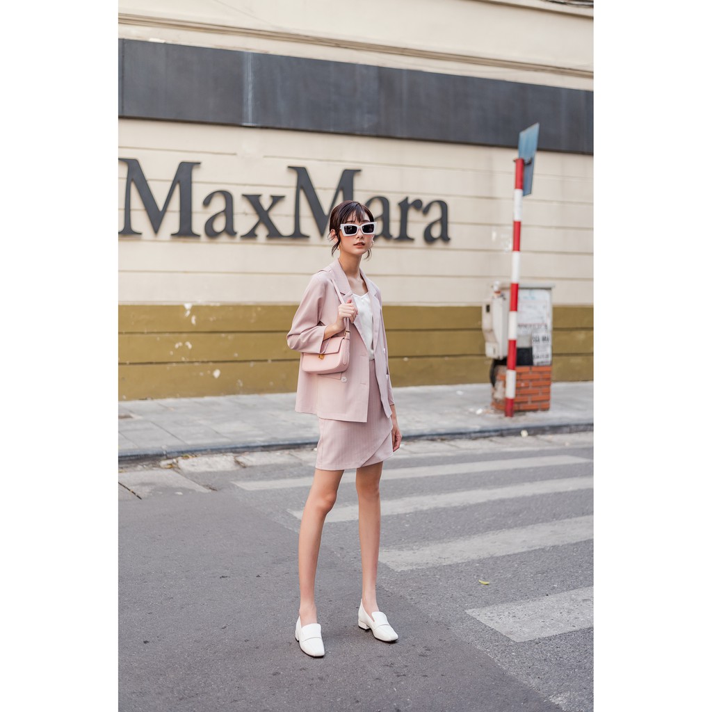 HÀNG CÓ SẴN]Set vest nữ thiết kế Mosohali Evelyn trẻ trung năng động (Áo vest + Chân váy) | BigBuy360 - bigbuy360.vn