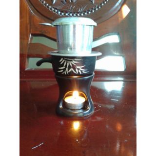 Bộ bếp đun cafe + Kèm Tách