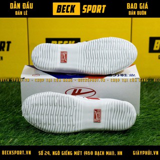 [Freeship]Giày Bata Chính Hãng Warrior Siêu Phủi W Trắng Đỏ