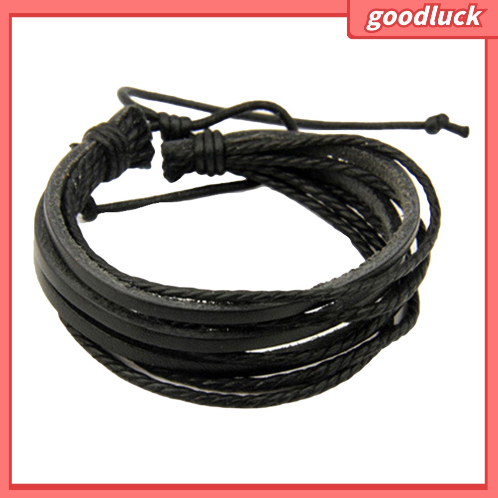 Vòng tay giả da nhiều lớp xinh xắn cho nữ