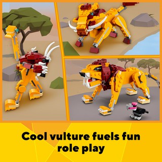 LEGO CREATOR 31112 Sư Tử Hoang Dã (224 Chi tiết)