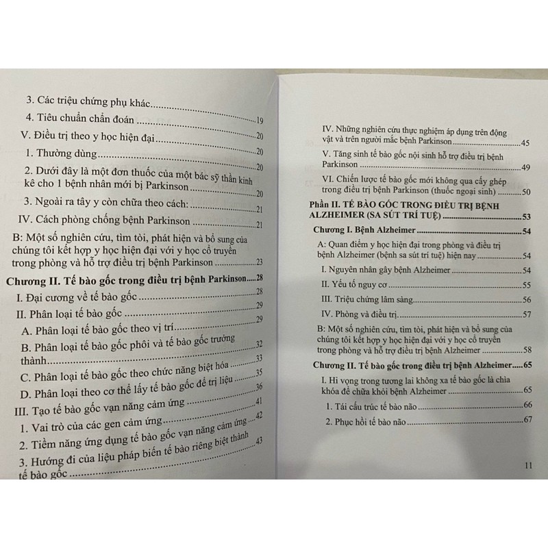 Sách - Tế bào gốc trong điều trị các bệnh thần kinh : Parkinson và Alzheimer