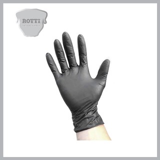Găng Tay Đen -Nitrile - size L ( Hộp 50 chiếc)