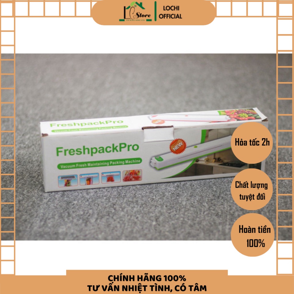 Máy hút chân không thực phẩm mini thông minh Fresh Pack Pro Lochi Store