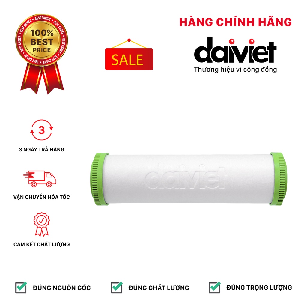 LÕI LỌC SỐ 1 PP 5MICRON ĐẠI VIỆT