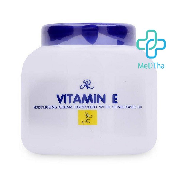 Kem Bôi Dưỡng Da Chống Nẻ Vitamin E Xuất Sứ Thái Lan - Dưỡng da, bảo vệ da, làm mềm da (Hũ 200g) [Chính hãng]