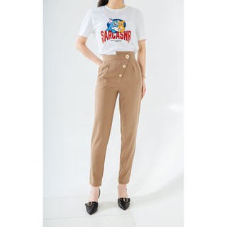 Quần baggy cạp lệch
