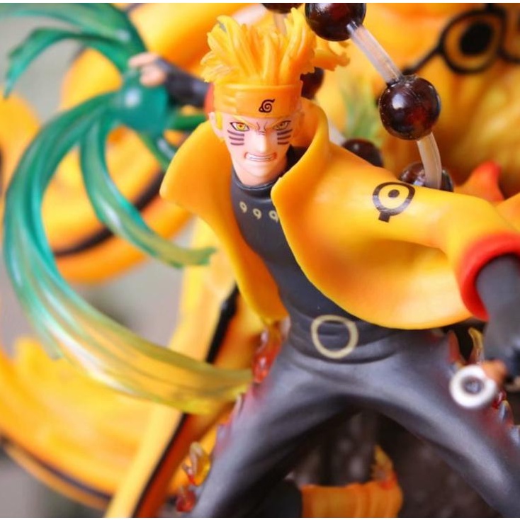 Mô hình Naruto Kurama cửu vỹ hợp thể 36cm Led - Figure naruto