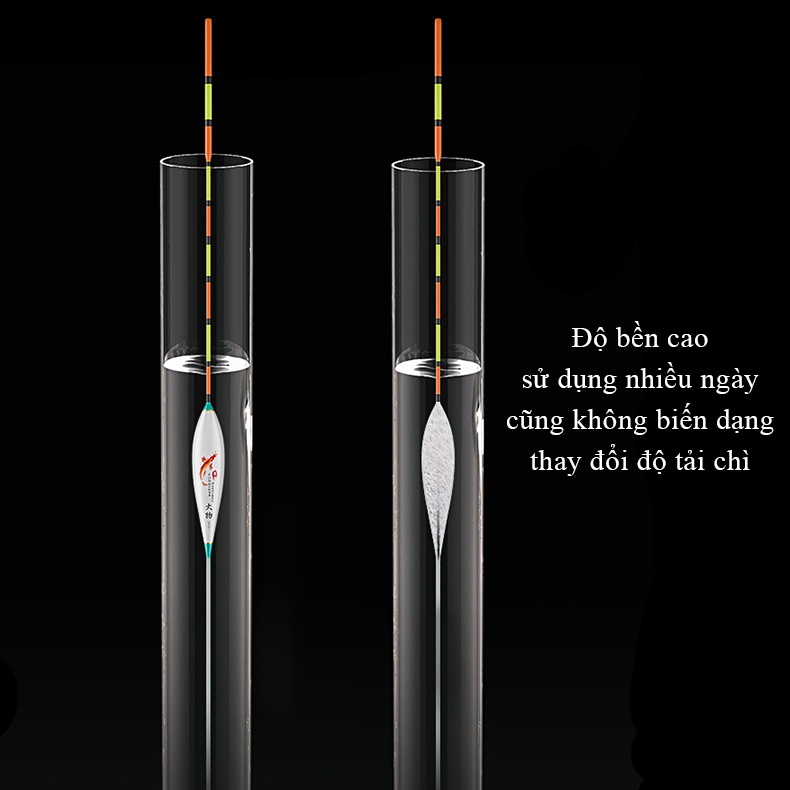 Phao Phao câu đài Săn Hàng Đại Ngư - Phao câu đài Nano đầu to chống mỏi mắt Tải chì lớn - AA72