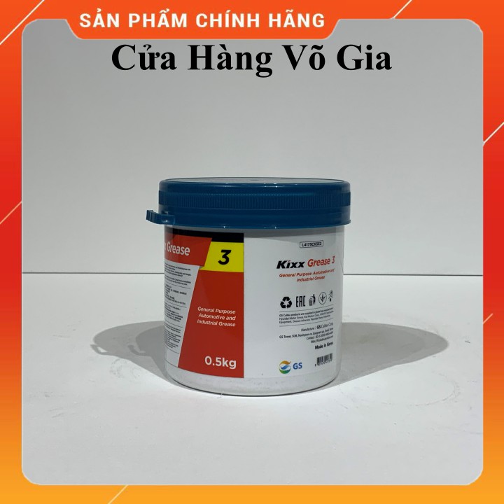 [Mã LIFEAUMAY giảm 10% tối đa 30k đơn 150k] MỠ BÒ KIXX GREASE 3 lon 0.5KG