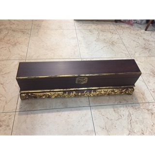 Hộp tráp gỗ sắc phong giả cổ 70*12*21