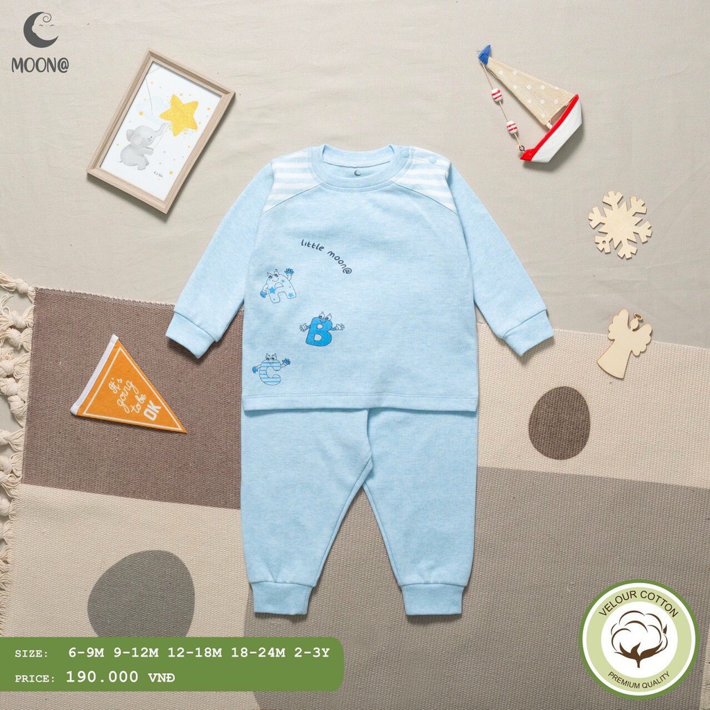 Bộ cotton dày Moon giá tốt - Quần áo trẻ em - Quần áo trẻ em chính hãng - Thời trang trẻ em cao cấp