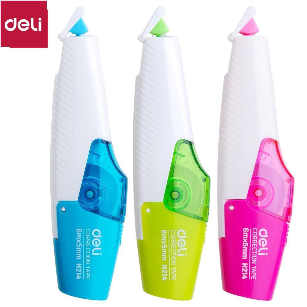 Băng xóa học sinh 6m - Màu ngẫu nhiên - EH21401 [Deli]