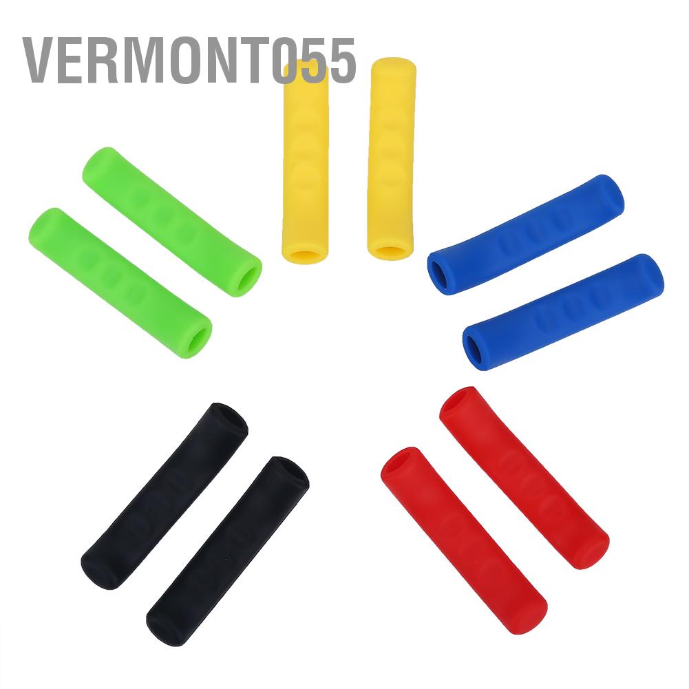 Vermont055 5 Colors Bike Brake Lever Cover Silicone Grips Anti-Slip Waterproof Protector Cycling Accessory