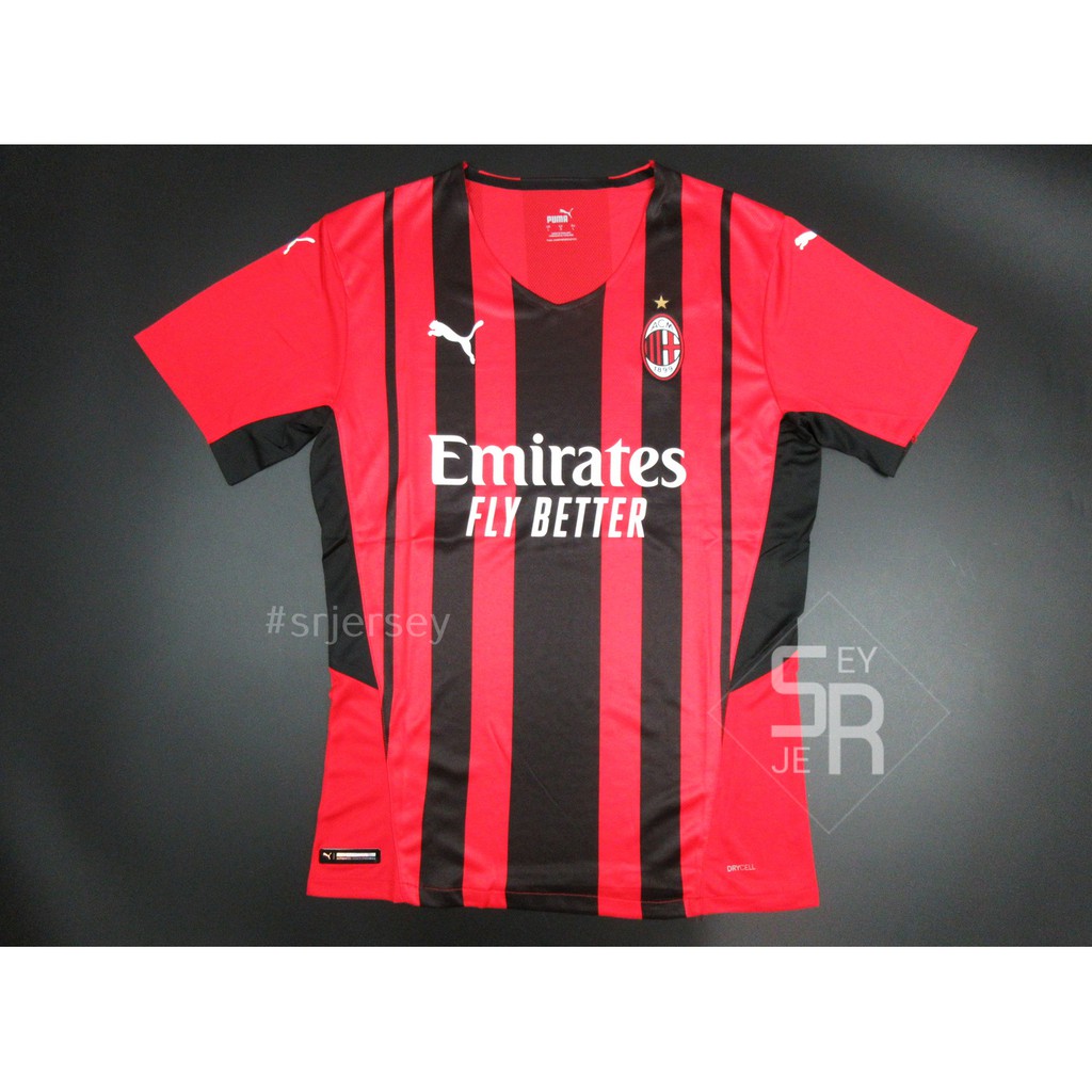 Áo đồng phục bóng đá đội ac milan home 2021 2022