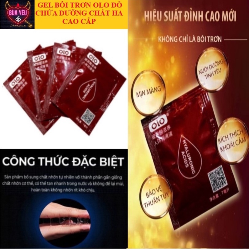 Gel Bôi Trơn OLO Gốc Nước 7ml đa năng chuyên dụng phòng chống các bệnh về tình dục