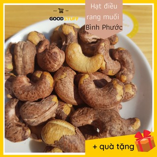 Hạt điều rang muối Bình Phước loại 1 nguyên hạt nguyên vỏ lụa túi 500g Bình Phước, shop Goodstuff
