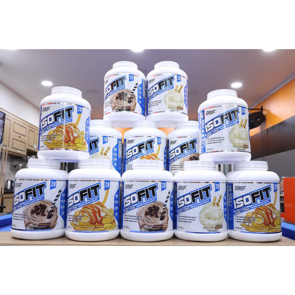 Nutrex Isofit - Whey protein tốt nhất - Hộp 70 lần dùng