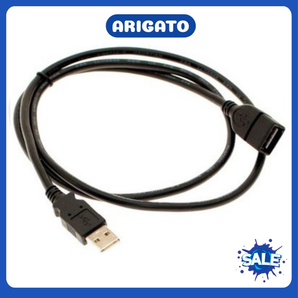 Dây USB nối dài 1.5M 3M 5M đen chống nhiều cao cấp ARIGATO