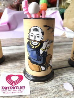 Ống bút gốm sứ Bát Tràng