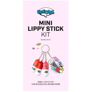 [KIT 3 THỎI SON NHỎ XINH] BT21 MINI LIPPIE STICK KIT