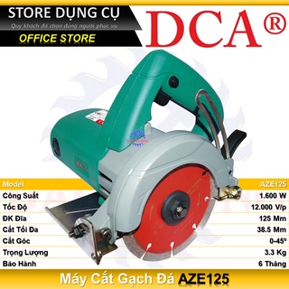 1600w máy cắt gạch đá 125mm dca aze125 z1e-ff-125