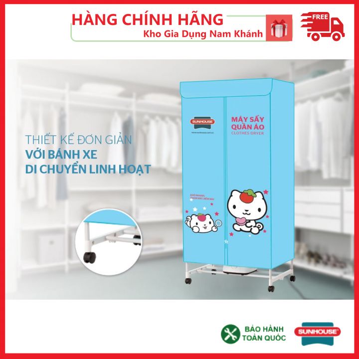 MÁY SẤY QUẦN ÁO SUNHOUSE SHD2702 TIẾT KIỆM