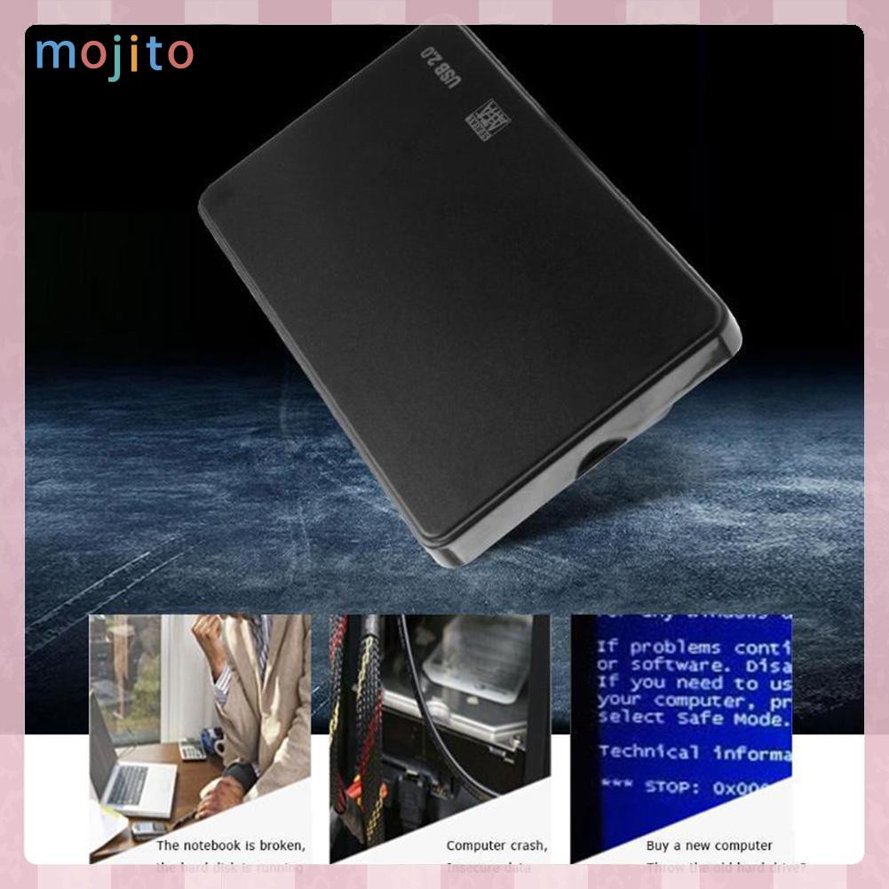 MOJITO Plastic 3TB USB 2.0/3.0 Enclosure Case 2.5 inch SATA SSD HDD Mobile Box