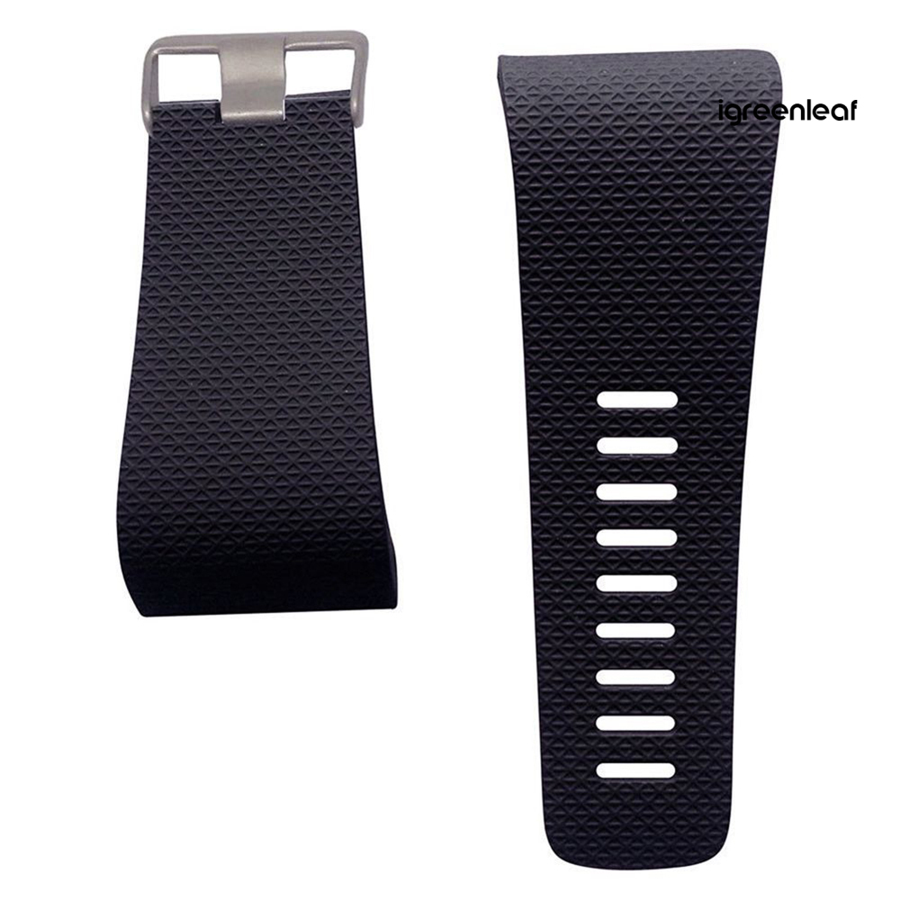 IL Soft Silicone Replacement Watch Band Strap with Buckle Tool for Fitbit Surge
