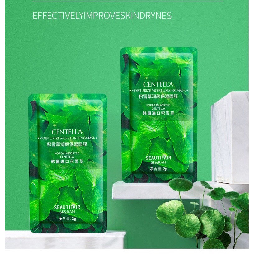 MẶT NẠ NGỦ RAU MÁ DẠNG GEL PHỤC HỒI LÀM DỊU HỖ TRỢ GIẢM MỤN GIẢM THÂM CHO DA CĂNG MỊN SamBeauty