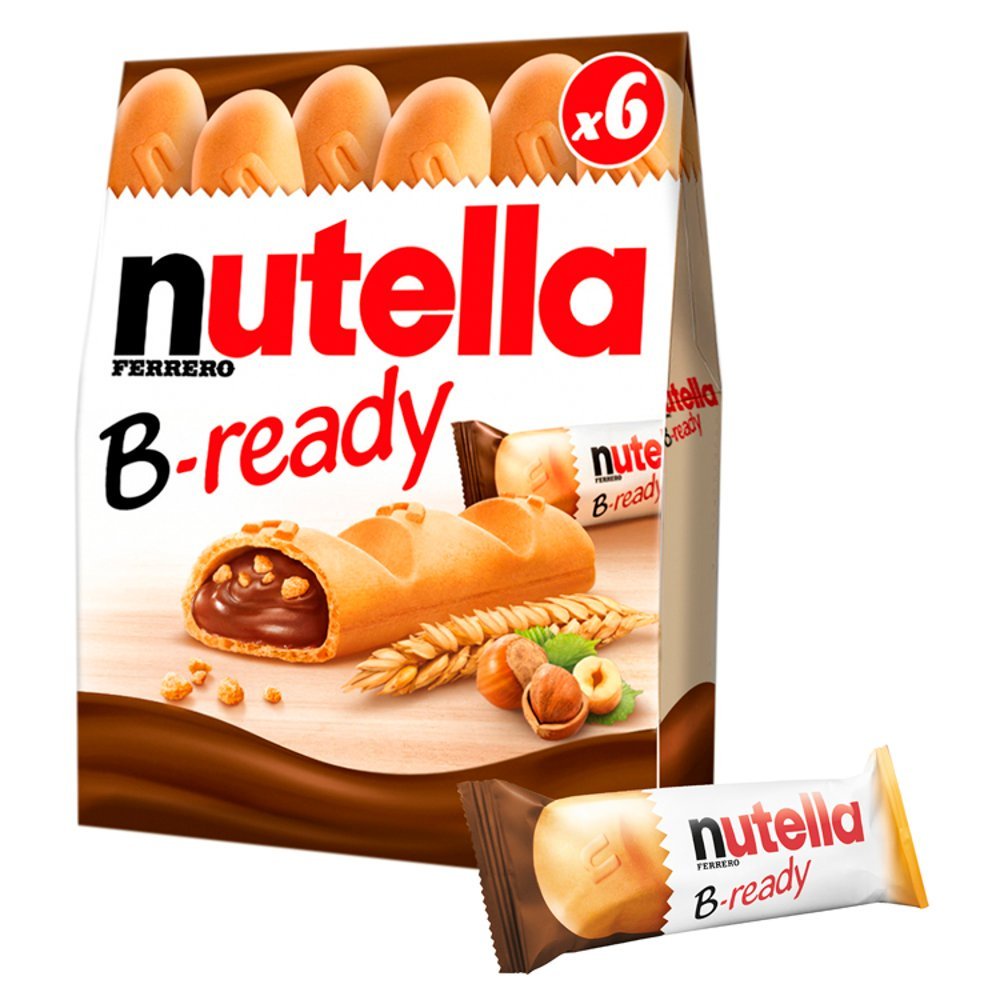 Bánh quy nhân socola hạt phỉ Nutella B-Ready hộp 132gr