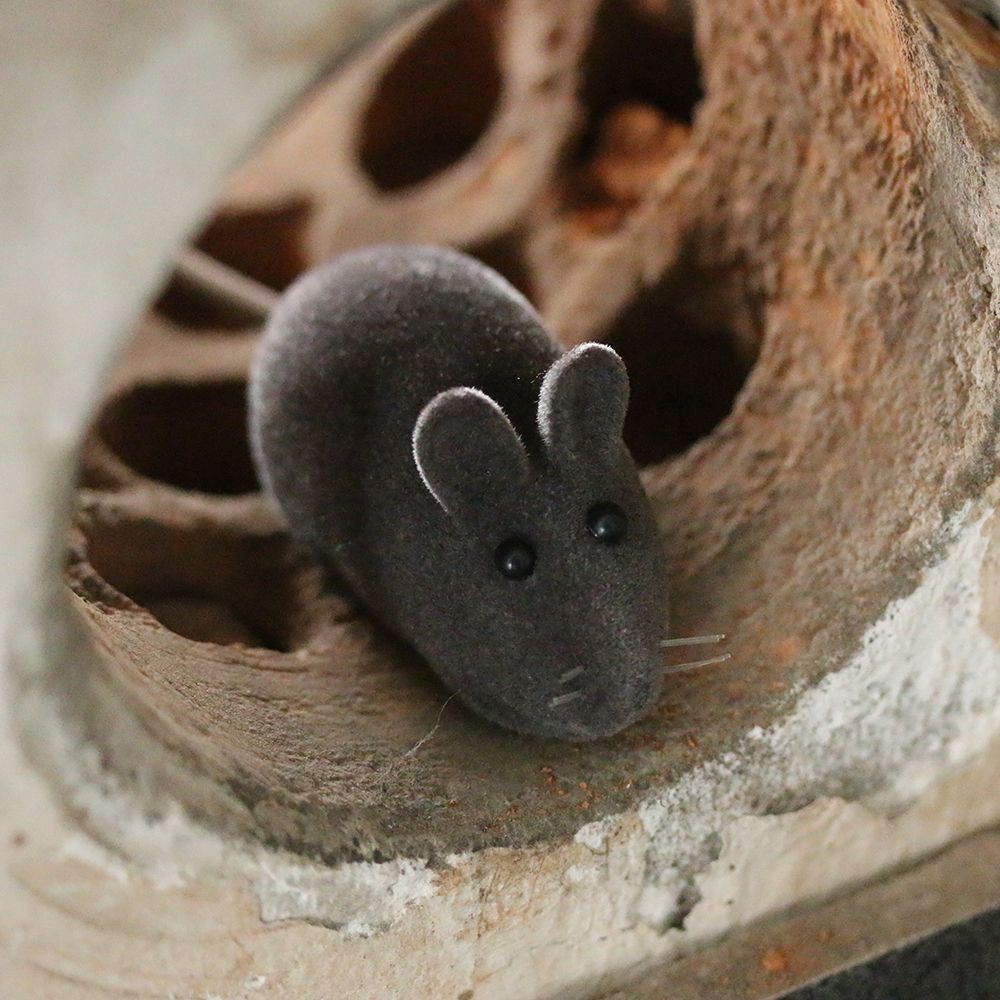 Set 5 Chuột Nhân Tạo Nhiều Màu Sắc Tạo Âm Thanh Vui Nhộn Cho Mèo Cưng