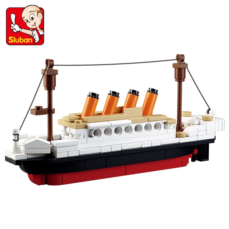 Bộ Đồ Chơi Lắp Ghép 194 Mảnh Mô Hình Tàu Titanic 0576 Thú Vị