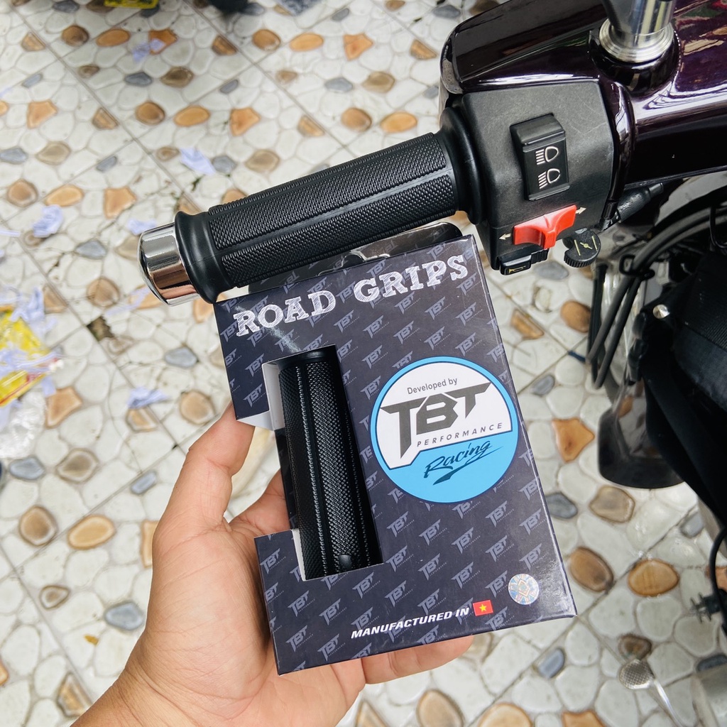 (TRANG TRÍ XE) Cặp bao tay gai TBT cao su tổng hợp mềm mịn, thay thế mới và trang trí xe siêu chất thể hiện đẳng cấp