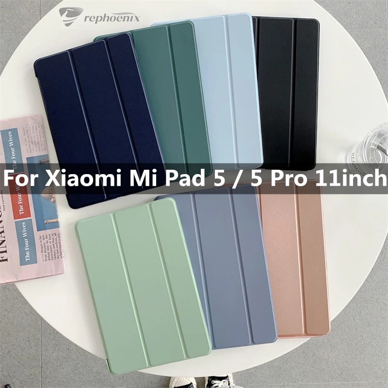 Bao Da Máy Tính Bảng Bằng Silicon Mềm Có Thể Gấp Gọn Cho Xiaomi Mipad 5 Pro 11 Inch 202 Mipad 5 Ốp