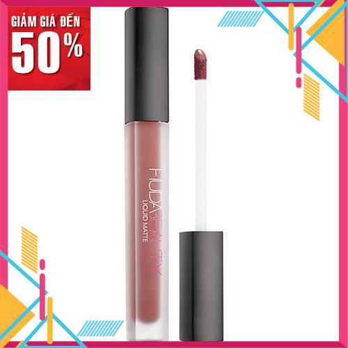 [CÓ VIDEO] Set 4 son môi kem lì huda beauty liquid matte đẹp cao cấp loại tốt nhất màu hồng đỏ trầm